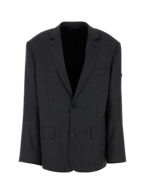 BALENCIAGA Balenciaga Women Embroidered Wool Blazer
