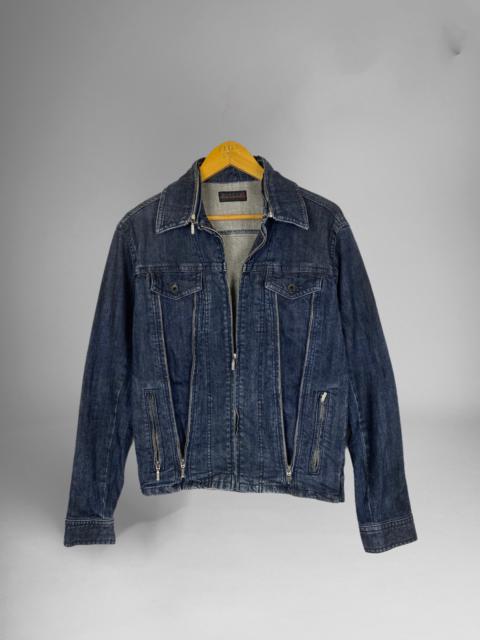 Other Designers Morgan Homme - MORGAN HOMME MULTI-ZIPPER DENIM JACKET