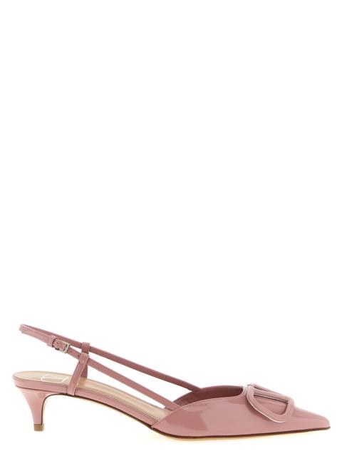 Valentino Slingback Valentino Garavani Vlogo Signature Pumps Pink