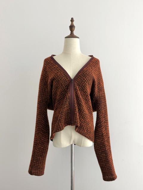 Yohji Yamamoto Yohji Yamamoto 00AW Full Zip Wool Top