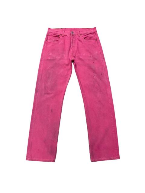 Levi's Vintage Levis 501xx Pink Denim Jeans