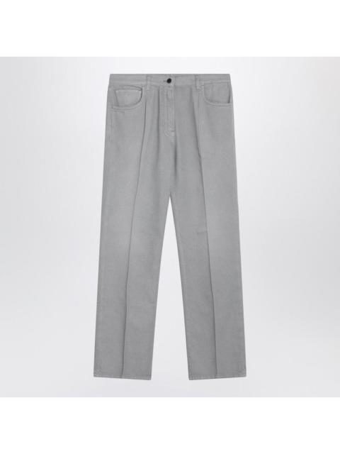 Prada Prada Grey Washed Denim Jeans Women