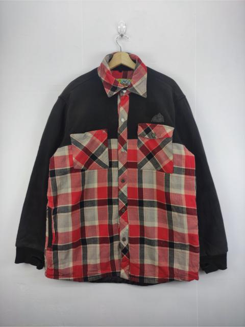 Other Designers Vintage Burn Street Flannel Jacket Button Up