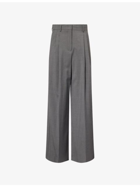 WEEKEND Max Mara Adelfi Wide-Leg Wool Trousers