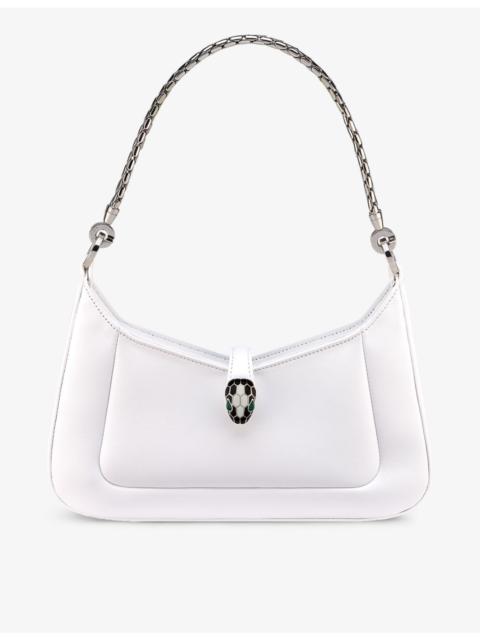 BVLGARI Serpenti Baia small leather shoulder bag