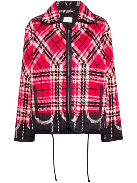 Quilted Plaid Fade Jacket