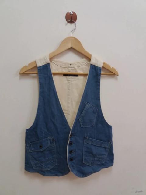 Other Designers John Bull - John Bull blue denim vest 100% cotton armpit 17inches