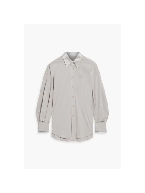 Brunello Cucinelli Brunello Cucinelli Wolight Grey Relaxed Shirt