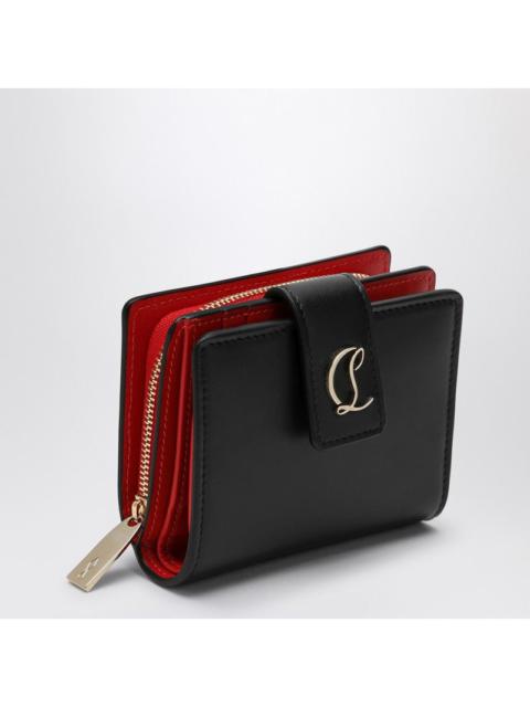 Christian Louboutin Mini Wallet Loubi54 Black Calf Leather Women