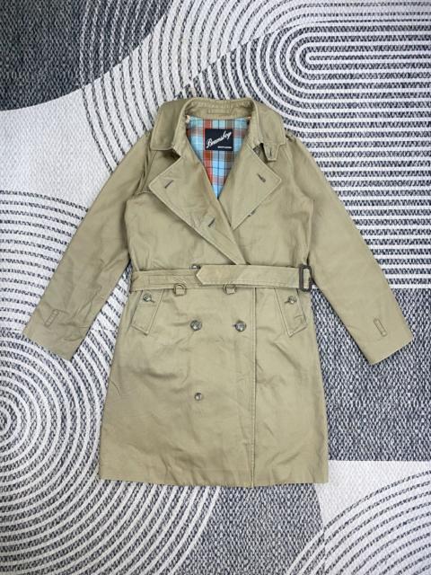 BEAMS PLUS 🔥🔥Beams Boy Plaid Lining With Belted Trench Coat Jacket