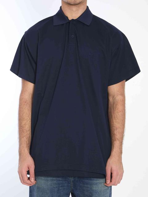 Balenciaga Men Intertwined Polo Shirt