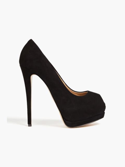 Giuseppe Zanotti Sharon 105 suede platform pumps