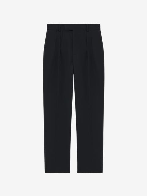 Alexander McQueen Wool Mohair Tailored Trousers