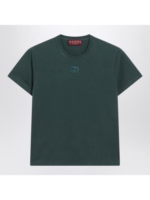GUCCI Gucci Green Cotton Jersey T-Shirt Women