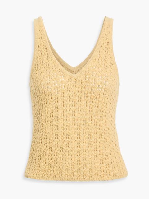 Other Designers Crocheted cotton tank