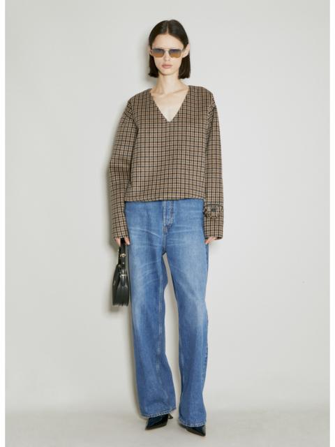 Prada Prada Women Cashgora Check Top