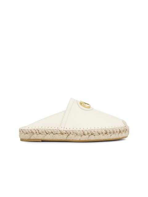 Valentino V Logo Signature Espadrilla Mule