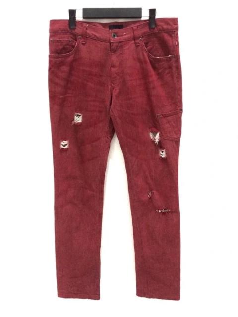 Other Designers Distressed Denim - TETE HOMME Distressed Denim Pant