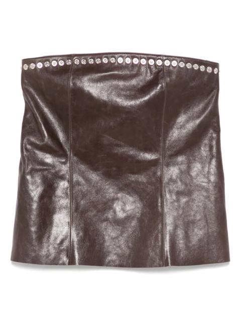 paloma wool Leather Mini Skirt