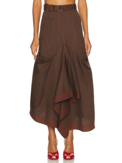 CHRISTOPHER JOHN ROGERS Trumpet Skirt