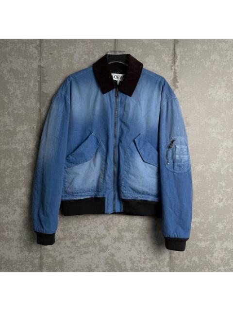 Loewe LOEWE Leather-Patch Quilted Jacket
