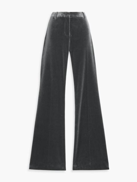 Etro Cotton-blend velvet flared pants
