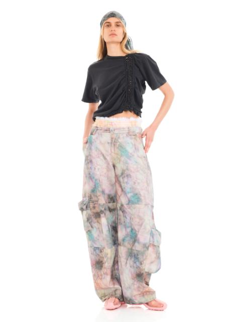 Collina Strada STAINED FLORAL LAWN CARGO PANT