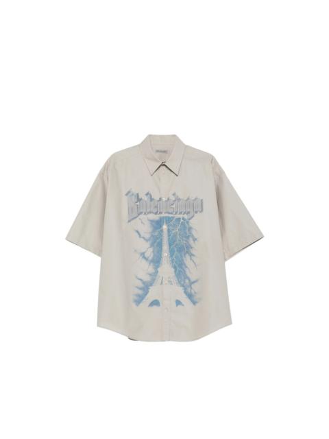 BALENCIAGA Balenciaga Grey Shirts Men
