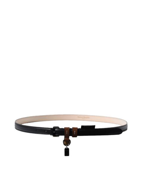 Maison Margiela BELT 15 MM / BLK CHESTNUT BLK