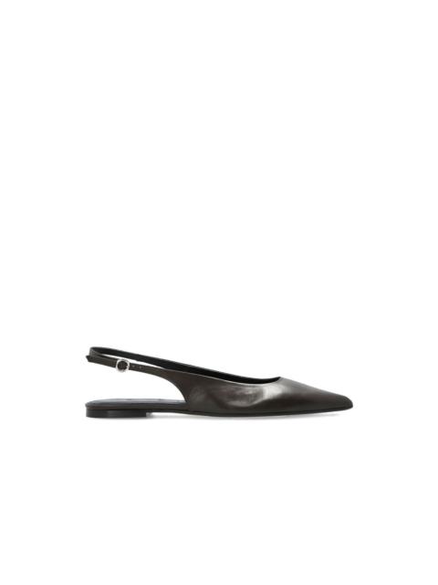 Aeyde AEYDE Annora Moka Flats New & Authentic (Women's size:10;)