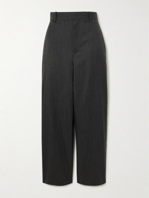 Loewe Pinstriped Wool Wide-leg Pants