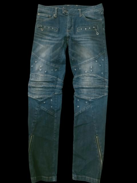 Other Designers 🔥D105 PPFM Archival Seditionaries Design Biker Jeans