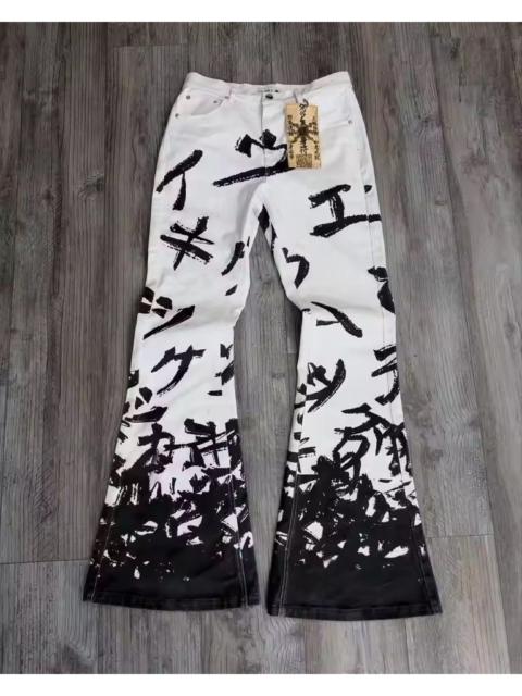 Other Designers Other - Y2K Katakana Harajuku Jeans