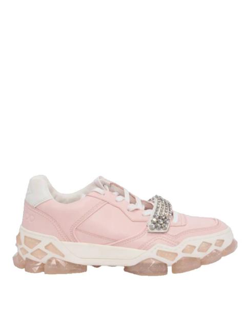 JIMMY CHOO Jimmy Choo Diamond X Strap/F Leather Trainers, Brand Size 34.5 ( US Size 4.5 )