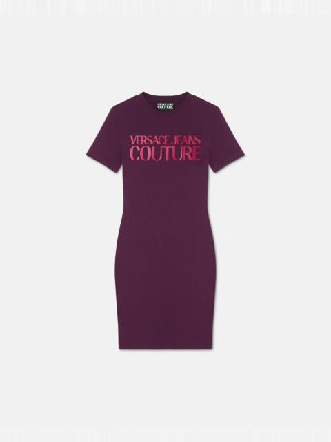 VERSACE JEANS COUTURE Institutional Logo T-Shirt Dress