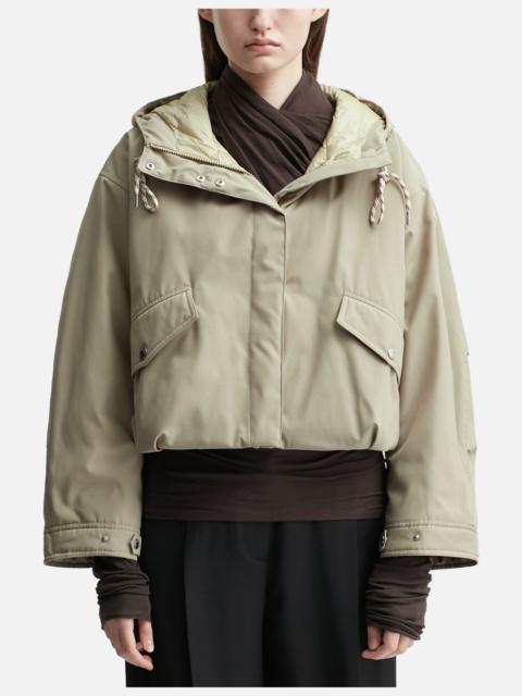 Moncler EUCALYPTUS HOODED SHORT DOWN JACKET