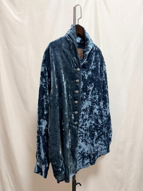 Other Designers Romeo Gigli Velvet Top Shirt