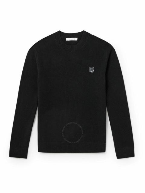 Maison Kitsune Bold Fox Head Patch Sweater, Size X-Small