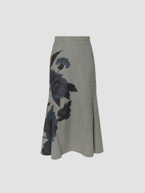 Erdem PENCIL FIT-FLARE SKIRT