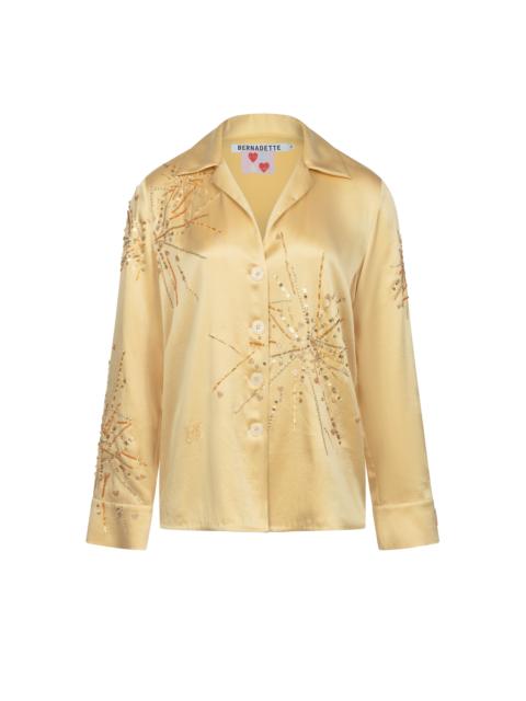 BERNADETTE Pyjama Blouse Louis Sequins Embroidered