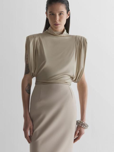 MUGLER Jersey frame top