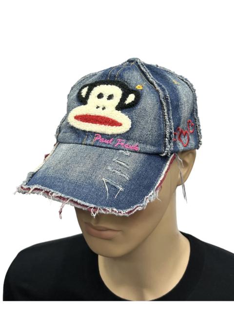 Other Designers DOPE🔥 PAUL FRANK Big Embroidered Logo Distressed Denim Hat