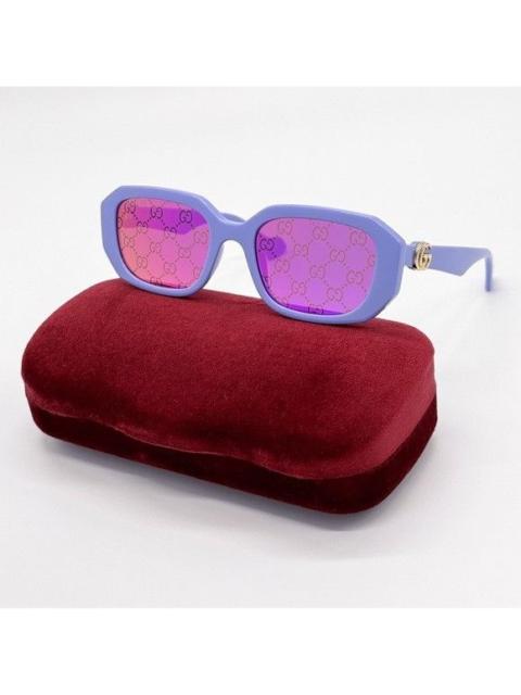 GUCCI NEW GG1535S 004 GUCCI BLUE PINK GEOMETRIC WOMEN SUNGLASSES G