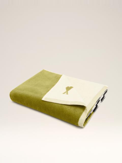 AMI Paris GREEN TWO TONES COTTON AMI DE COEUR TOWEL