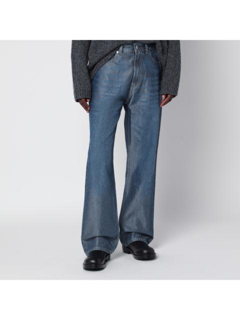 Our Legacy Our Legacy Third Cut Electric Blue Washed Jeans Men