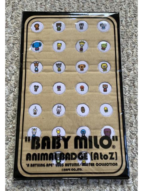 A BATHING APE® NEW 2005 Bape Baby Milo Animal Pin Buttons