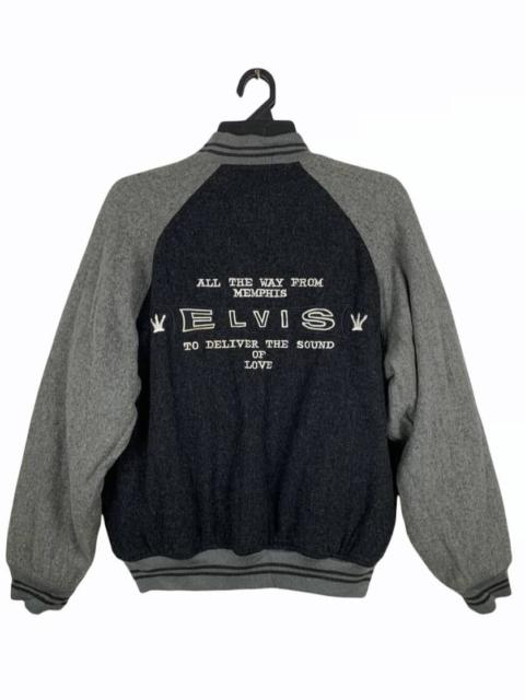 Other Designers Japanese Brand - ELVIS PRESLEY Varsity Jacket