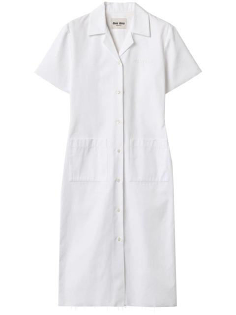 Miu Miu poplin dress