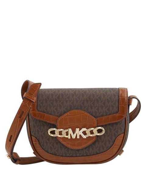 Other Designers Michael Kors Ladies Hally Medium Presbyopia Envelope Bag - Chestnut