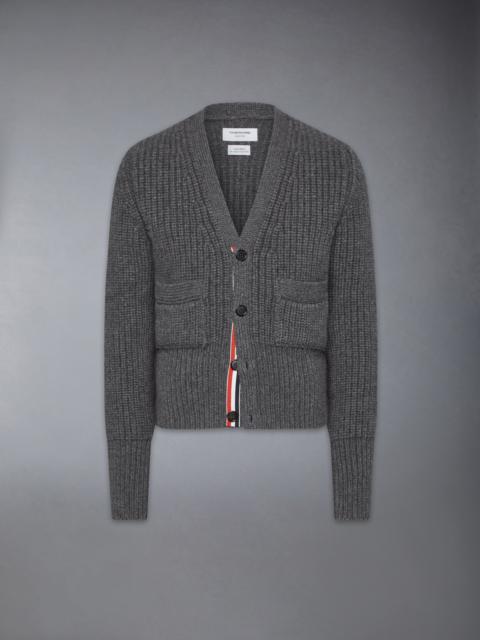 Thom Browne HALF STITCH CASHMERE CARDIGAN